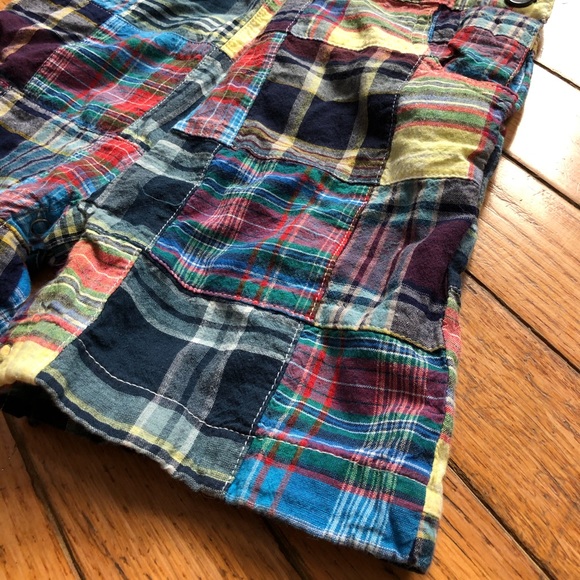 Colorful & Cute Plaid Overalls - Picture 2 of 4